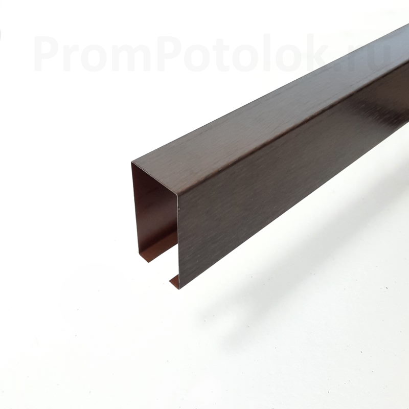 Рейка кубообразная Сesal Art 30х40 темное дерево